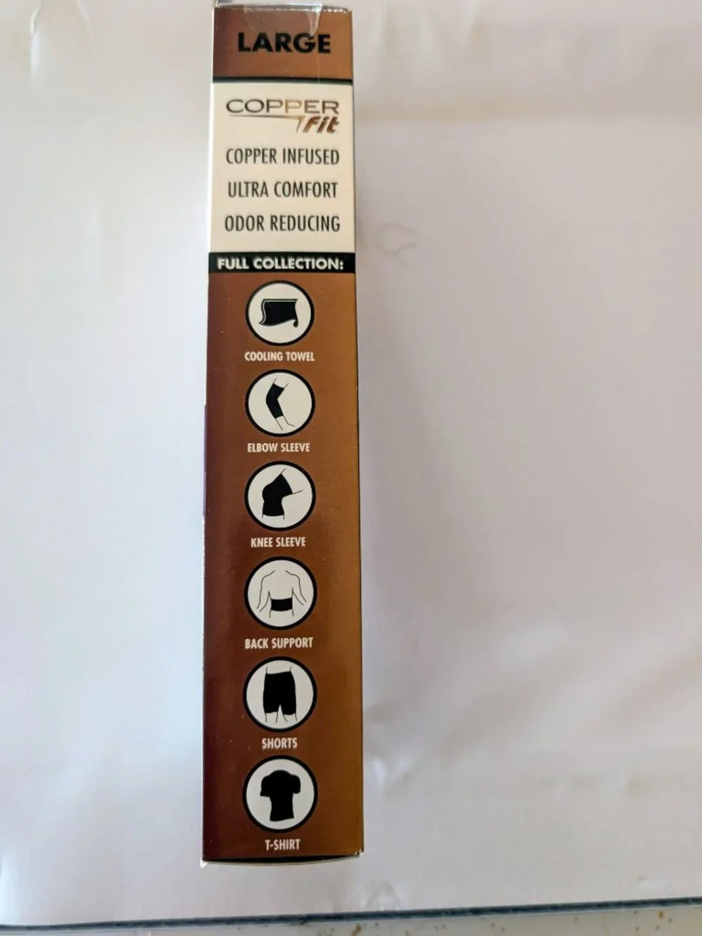 New in Box Large Size Copper Fit Sport Socks As Seen On TV